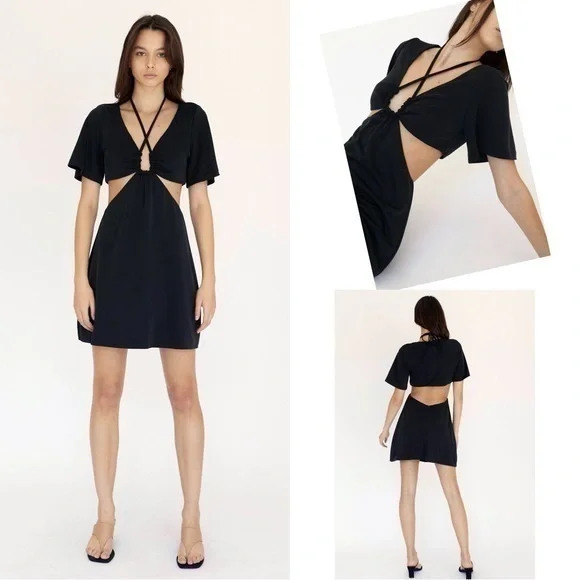 Third Form Double Crossed Tee Dress - Picture 1 of 15